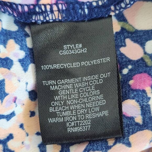 Sanctuary Matching Set Navy Floral Flirty Mini Skirt and Tank Top NWT Sz Medium - Picture 9 of 15